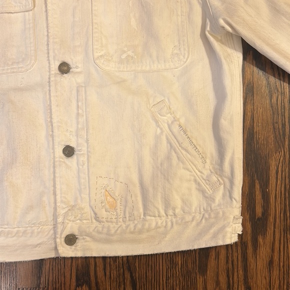 Polo by Ralph Lauren White Denim Jacket - Picture 5 of 12